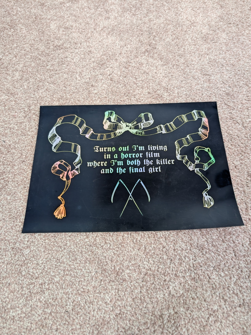 Paramore Holographic Horror Print! 🌈